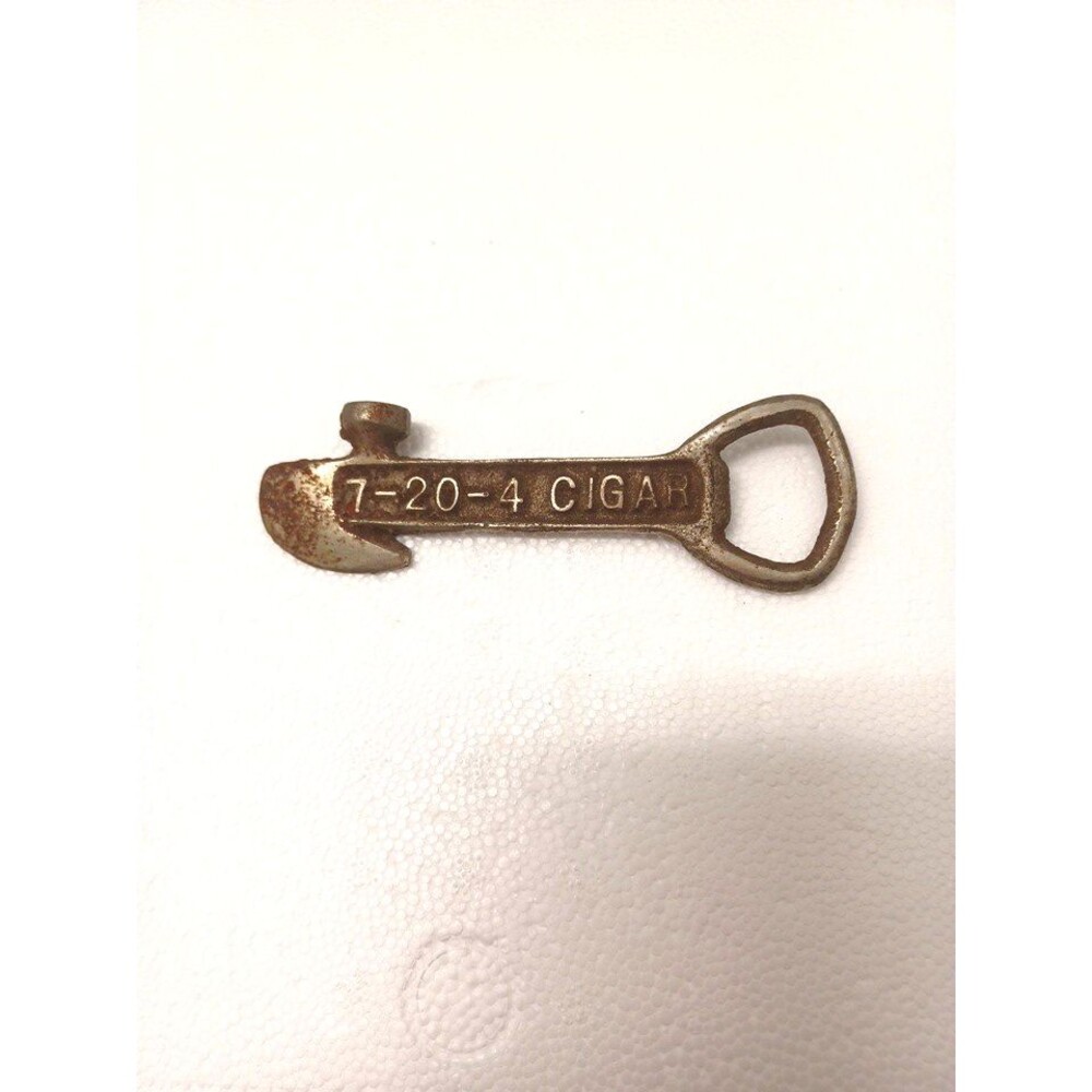 VTG 7-20-4 SaloonCigar Box Opener With Hammer Doubles As A Bottle Cap Opener